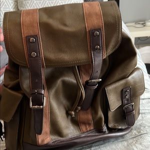 Leather Aldo backpack